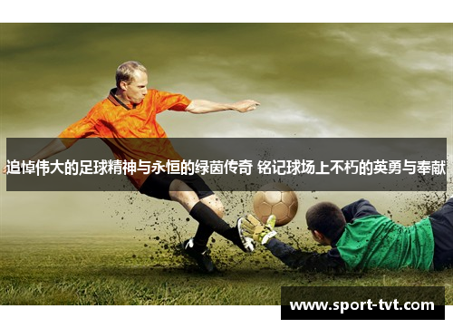 追悼伟大的足球精神与永恒的绿茵传奇 铭记球场上不朽的英勇与奉献
